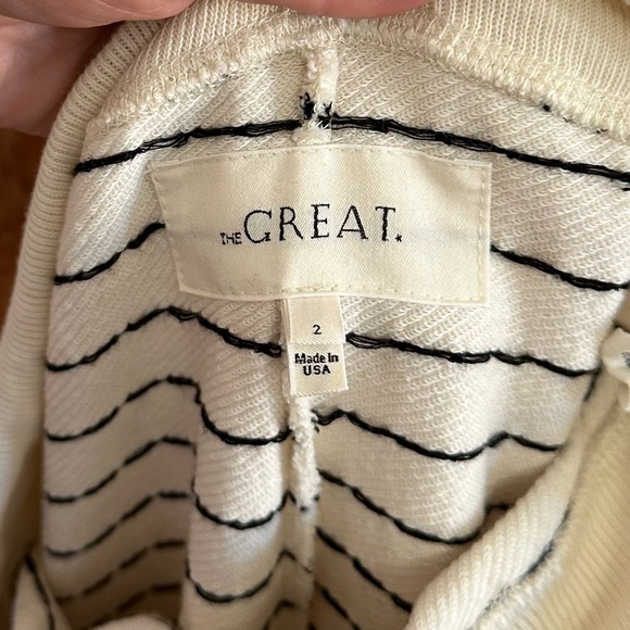 the great swiss dot cropped jogger sweatpants - Picture 7 of 9